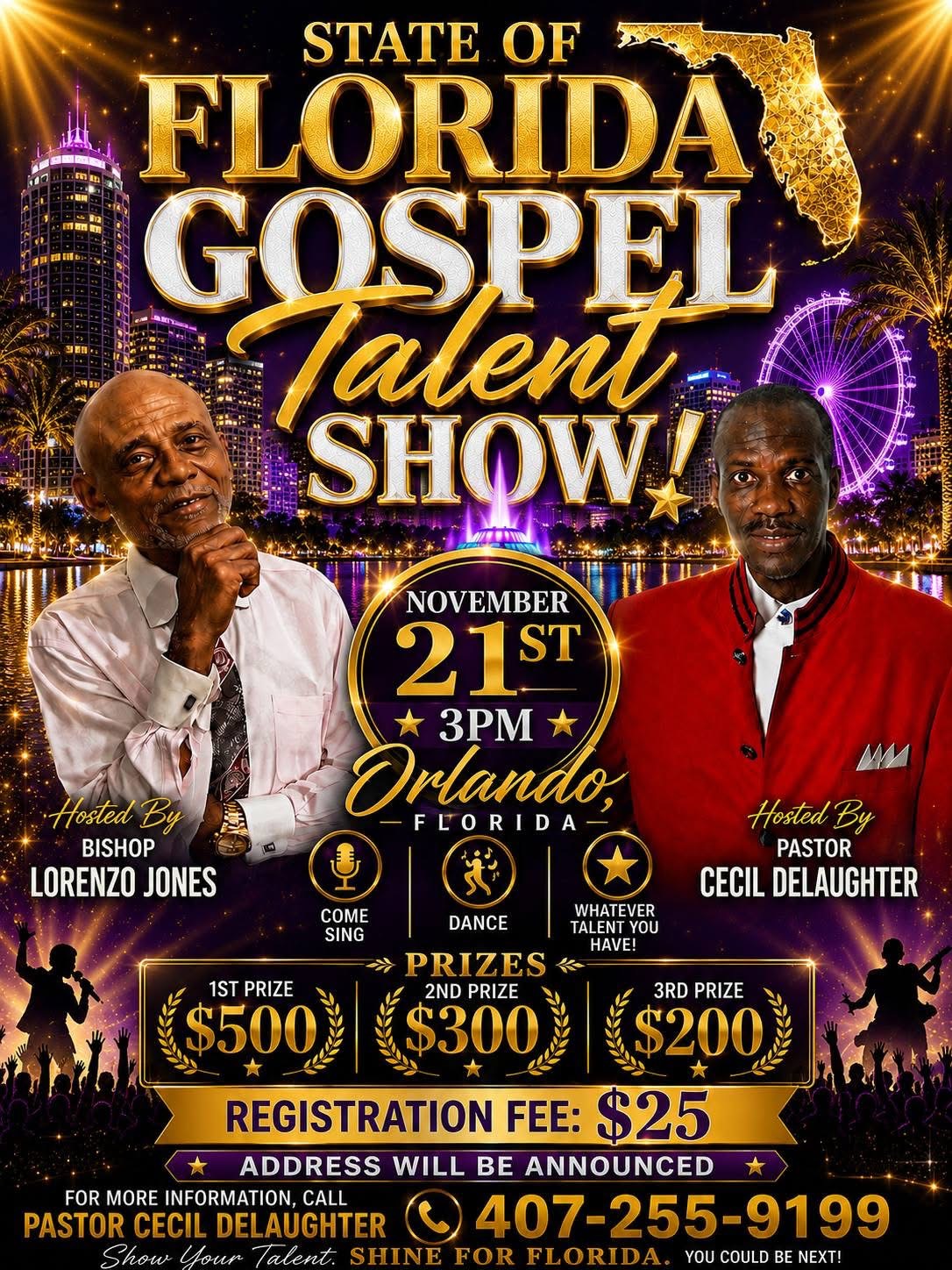 STATE OF FLORIDA GOSPEL TALENT SHOW
